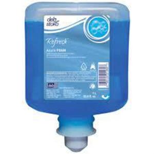 DESCRIPTION: (2) FOAM HAND SOAP BRAND/MODEL: REFRESH AZURE #SBSAZU1L RETAIL$: 32.25EA SIZE: 1.2 L QTY: 2