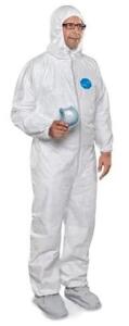 DESCRIPTION (1) PACK OF (20) DUPONT COLLARED DISPOSABLE COVERALLS BRAND/MODEL TY125SWHL002500 ADDITIONAL INFORMATION WHITE/ZIPPER/RETAILS AT $139.34 P