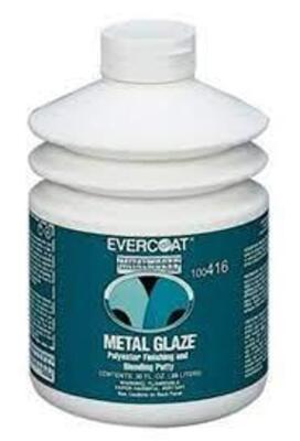 DESCRIPTION: (1) METAL GLAZE BRAND/MODEL: EVERCOAT #100416 RETAIL$: $86.64 EA SIZE: 30 FL OZ QTY: 1