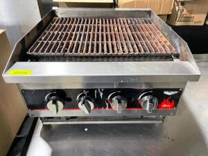 DESCRIPTION: VOLLRATH 24" COUNTERTOP RADIANT CHARBROILER BRAND / MODEL: VOLLRATH ADDITIONAL INFORMATION NATURAL GAS. SIZE 24" LOCATION: AREA # 4 QTY: