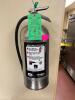 DESCRIPTION: CLASS K WET CHEMICAL FIRE EXTINGUISHER W/ 2022 CHARGE. ADDITIONAL INFORMATION COMES WITH WALL MOUNTED HOOK. RETAILS FOR $375 NEW LOCATION