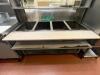 DESCRIPTION: DUKE FOUR WELL GAS STEAM TABLE W/ RISER SHELF AND APW 48" HEAT LAMP BRAND / MODEL: DUKE / APW ADDITIONAL INFORMATION NATURAL GAS. SIZE 60 - 2