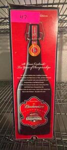 DESCRIPTION: 2011 BUDWEISER WORLD SERIES CHAMPIONS COLLECTABLE BEER - COLD LOCATION: KITCHEN QTY: 1