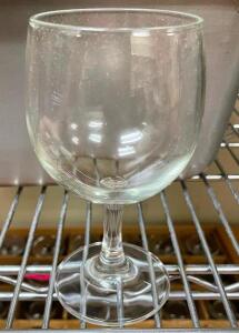 DESCRIPTION: (7) WINE GLASSES SIZE 10 OZ LOCATION: KITCHEN THIS LOT IS: SOLD BY THE PIECE QTY: 7