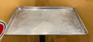 DESCRIPTION: (6) FULL SIZE ALUMINUM SHEET PANS LOCATION: SEATING QTY: 6