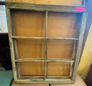 DESCRIPTION: (2) 30" X 24" BARNWOOD WINDOW PAINS ADDITIONAL INFORMATION NO GLASS SIZE 30" X 24" LOCATION: SEATING THIS LOT IS: SOLD BY THE PIECE QTY: