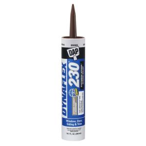 (12) - CT. BOX OF DAP 300ML, BROWN, DYNAFLEX 230 PREMIUM ELASTOMERIC SEALANT
