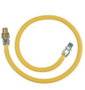 1/2 IN. MIP X 1/2 IN. MIP X 48 IN. GAS CONNECTOR (5/8 IN. OD) W/SAFETY+PLUS2 THERMAL EXCESS FLOW VALVE (106,000 BTU)