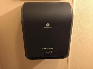 DESCRIPTION: MARATHON AUTOMATIC PAPER TOWEL DISPENSER LOCATION: BATHROOM QTY: 1