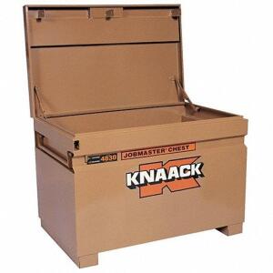 DESCRIPTION: (1) JOBSITE BOX BRAND/MODEL: KNAACK #13R528 INFORMATION: BROWN RETAIL$: $1132.29 EA SIZE: 48 IN OVERALL WD, 30 IN OVERALL DP, 34 1/4 IN O