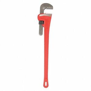 DESCRIPTION: (1) HEAVY-DUTY PIPE WRENCH BRAND/MODEL: RIDGID #1XDY8 INFORMATION: RED RETAIL$: $590.07 EA SIZE: 60" OVERALL LG 8" JAW CAPACITY QTY: 1