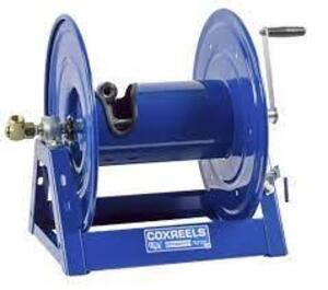 DESCRIPTION: (1) MOTOR REWIND HOSE REEL BRAND/MODEL: COXREEL #HP1125-5-250-E INFORMATION: BLUE RETAIL$: $1063.99 EA SIZE: 250' QTY: 1