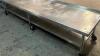 10' X 30" LOW BOY STAINLESS EQUIPMENT STAND. ON CASTERS - 2