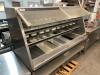 72" REFRIGERATED GRAB AND GO MERCHANDISER W/ STAINLESS ACCENTS - 2