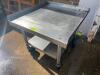 30" X 30" LOW BOY STAINLESS EQUIPMENT STAND. - 2