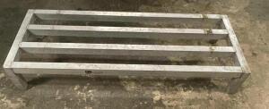 (2) 36" X18" ALUMINUM DUNNAGE RACKS