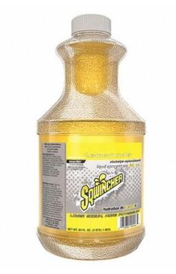 DESCRIPTION (6) SQWINCHER SPORTS DRINK MIX BRAND/MODEL 159030323 ADDITIONAL INFORMATION LEMONADE/YIELD PER UNIT: 5 GAL/RETAILS AT $14.44 EACH SIZE 64