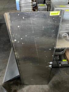 40" X 18" STAINLESS WALL SHELF