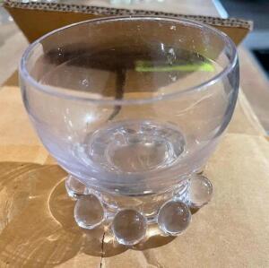 (8) TEA LIGHT GLASS CANDLE HOLDERS