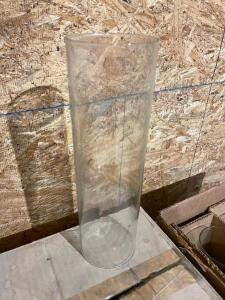 (6) TALL GLASS VOTIVE