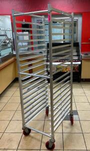 TWENTY PAN FRONT LOAD TRAY RACK