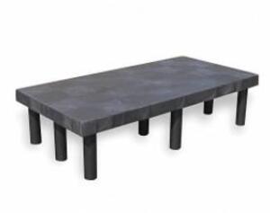 DESCRIPTION: (1) DUNNAGE RACK BRAND/MODEL: STRUCTURAL PLASTICS #1PWZ6 INFORMATION: BLACK RETAIL$: $124.13 EA SIZE: 12" X 24" X 66" QTY: 1