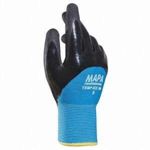 DESCRIPTION: (2) PACKS OF (12) PAIRS OF COLD PROTECTION GLOVES BRAND/MODEL: MAPA TEMPICE #35YR91 INFORMATION: BLUE/BLACK RETAIL$: $13.07 PER PAIR SIZE