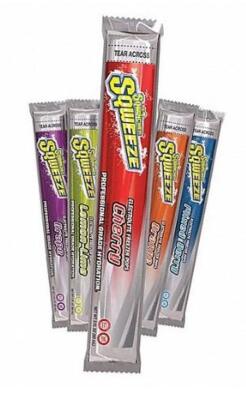 DESCRIPTION (15) PACKS OF (10) SQWINCHER FREEZE POP BRAND/MODEL 159200201 ADDITIONAL INFORMATION CHERRY/GRAPE/LEMON-LIME/MIXED BERRY/ORANGE/RETAILS AT