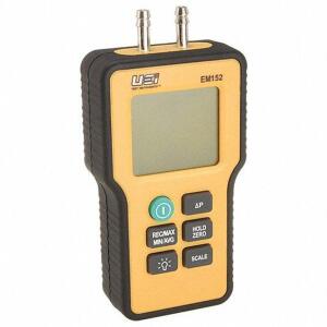 DESCRIPTION: (1) DIGITAL MANOMETER BRAND/MODEL: UEI TEST #49KE06 INFORMATION: YELLOW RETAIL$: $138.22 EA QTY: 1