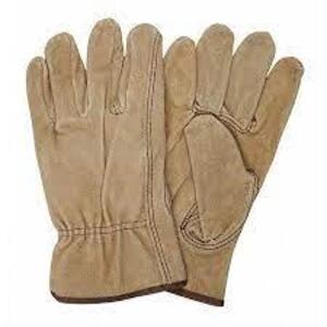 DESCRIPTION: (1) BAG OF (12) PAIRS OF INDUSTRIAL WORK GLOVES BRAND/MODEL: MCR SAFETY #3110L INFORMATION: BROWN RETAIL$: $66.00 TOTAL SIZE: LARGE QTY: