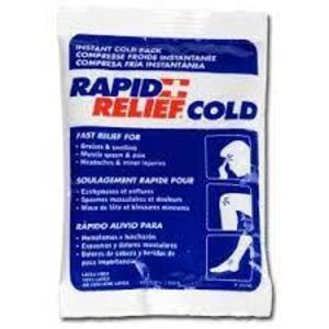 DESCRIPTION: (1) CASE OF (24) INSTANT COLD PACKS BRAND/MODEL: RAPID AID #31259 RETAIL$: $1.39 PER PACK QTY: 1