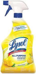 DESCRIPTION: (4) ALL PURPOSE CLEANER AND DISINFECTANT BRAND/MODEL: LYSOL INFORMATION: LEMON BREEZE RETAIL$: $5.00 EA SIZE: 32 OZ QTY: 4