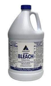 DESCRIPTION: (2) GERMICIDAL ULTRA BLEACH BRAND/MODEL: AROCEP #56HN13 RETAIL$: 10.16 EA SIZE: 1 GALLON QTY: 2