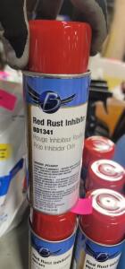 DESCRIPTION: (6) RUST INHIBITOR SPRAY PAINT BRAND/MODEL: CLASS C SOLUTIONS #BD1341 INFORMATION: RED RETAIL$: $12.34 EA SIZE: 12 OZ QTY: 6