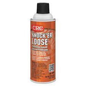 DESCRIPTION: (6) KNOCK ER LOOSE PENETRATING SOLVENT BRAND/MODEL: CRC RETAIL$: $10.48 EA SIZE: 13 OZ QTY: 6