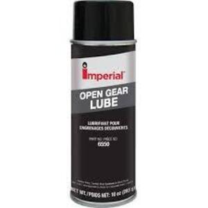 DESCRIPTION: (6) OPEN GEAR LUBE BRAND/MODEL: IMPERIAL #6550 RETAIL$: $10.00 EA SIZE: 10 OZ QTY: 6