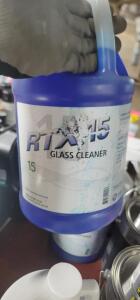 DESCRIPTION: (2) GLASS CLEANER BRAND/MODEL: RTX-15 RETAIL$: $12.00 EA SIZE: 1 GALLON QTY: 2