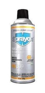 DESCRIPTION: (4) PAINTABLE RELEASE AGENT BRAND/MODEL: SPRAYON MR309 RETAIL$: $17.75 EA SIZE: 12 OZ QTY: 4