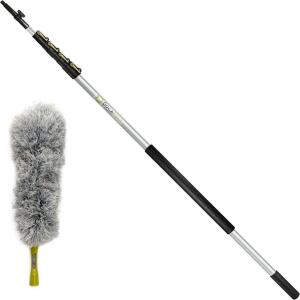 DESCRIPTION DocaPole 30 ft Reach with 6-24 Foot Telescoping Extension Pole, with Dusting Attachment. CONDITION Brand New - Retail - $119 - Includes Po