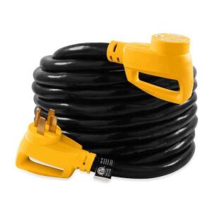 DESCRIPTION CAMCO Power Grip 50AMP 125/250 VOLT 30-ft 4-Prong Outdoor Stw Heavy Duty General Extension Cord CONDITION Brand New - Retail - $179.99 QUA