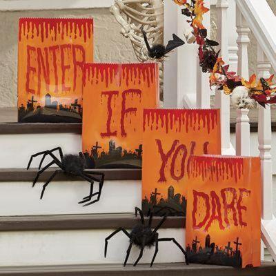 DESCRIPTION Enter if you Dare Luminaries CONDITION Brand New - In Box - Retail - $44.95 ADDITIONAL INFO Luminaries display a playfully ominous challen