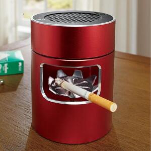 DESCRIPTION Desktop Smokeless Air Purifier Ashtray CONDITION Inspected Good - In Box Retail - $59.99 ADDITIONAL INFO When lit cigarettes are placed on