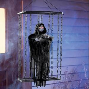 DESCRIPTION Shaking Ghost in Cage CONDITION Brand New - In Box - Retail - $44.99 ADDITIONAL INFO This sound and motion-activated ghoul shakes and move