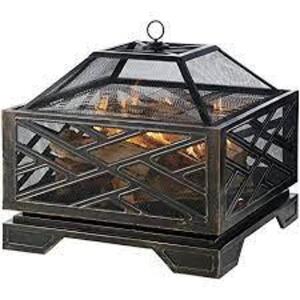 DESCRIPTION: (1) MARTIN FIRE PIT BRAND/MODEL: PLEASANT HEARTH INFORMATION: BLACK RETAIL$: $97.62 EA SIZE: 26" QTY: 1