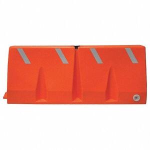 DESCRIPTION: (1) POLYCADE TRAFFIC BARRIER BRAND/MODEL: PRODUCT NUMBER #38UZ84 INFORMATION: ORANGE RETAIL$: $322.72 EA SIZE: 24"H 62-1/4"W 16"D QTY: 1