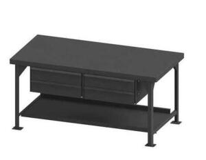 DESCRIPTION: (1) WORKBENCH BRAND/MODEL: DURHAM #HDWB36724DR95 INFORMATION: STEEL RETAIL$: $1642.99 EA SIZE: 72" W 36" D 33-5/8" H QTY: 1