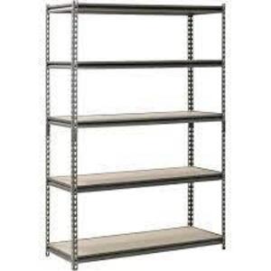 DESCRIPTION: (1) STORAGE RACK BRAND/MODEL: MUSCLE RACK #584617720 RETAIL$: $109.00 EA SIZE: 60"W 72"H 24"D QTY: 1