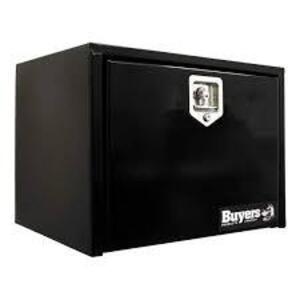 DESCRIPTION: (1) UNDER TRUCK BED TOOL STORAGE CABINET BRAND/MODEL: BUYERS INFORMATION: BLACK RETAIL$: $271.97 EA SIZE: 30"W 18"D 18"H QTY: 1