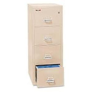 DESCRIPTION: (1) FILING CABINET BRAND/MODEL: FIREKING #4-1825-CPA INFORMATION: PARCHMENT RETAIL$: $3618.01 EA SIZE: 4 DRAWER QTY: 1