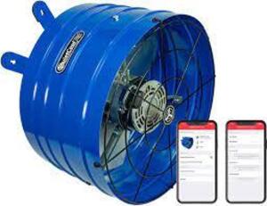 DESCRIPTION: (1) SMART ATTIC GABLE FAN BRAND/MODEL: QUIETCOOL INFORMATION: BLUE RETAIL$: $179.00 EA QTY: 1